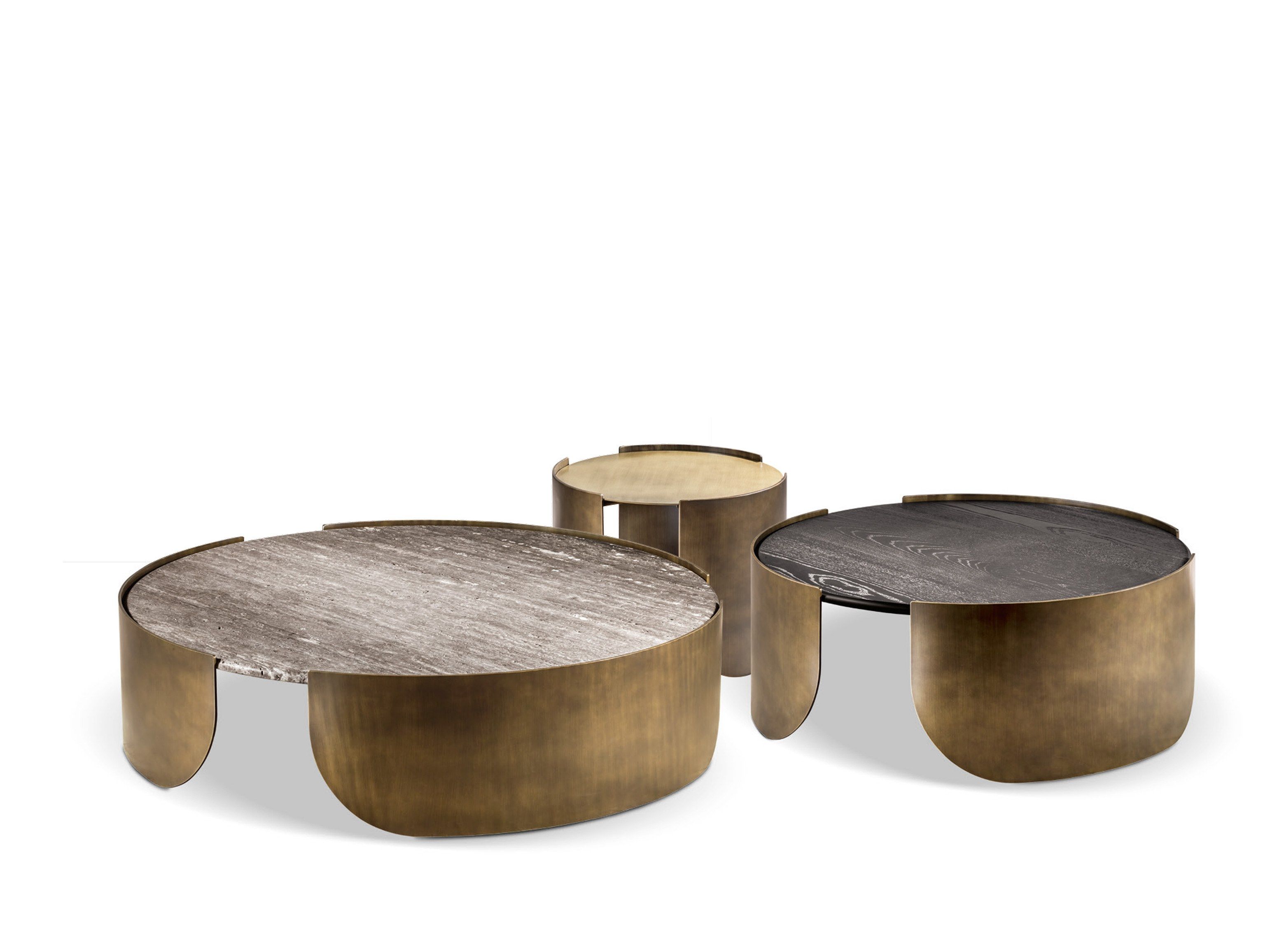 Низкий стол из дерева и металла Cantori Atenae ARCH-00090146 - Вид №1