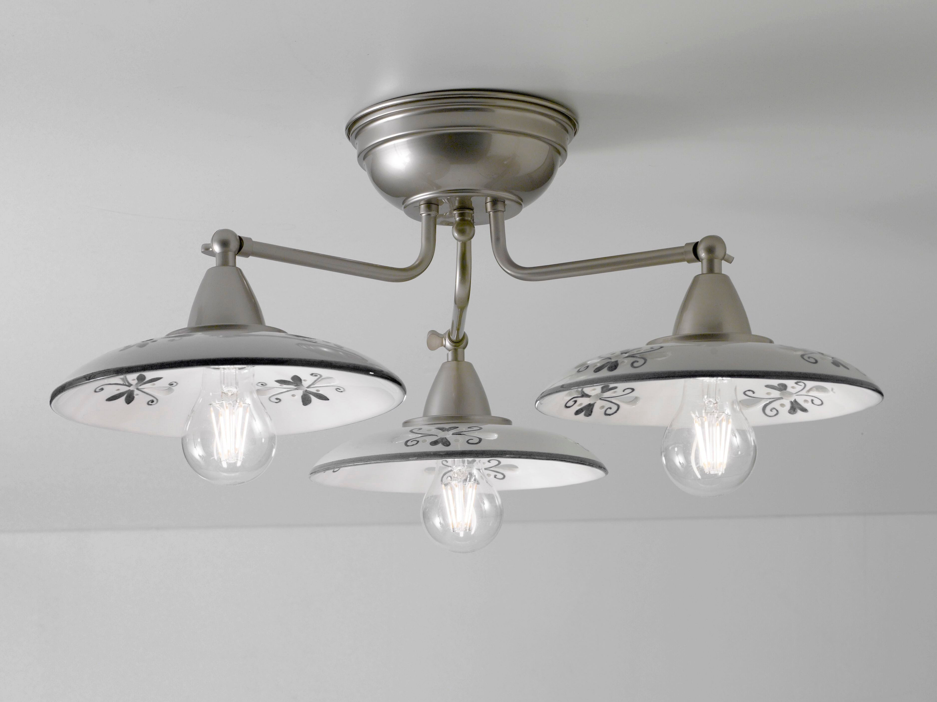 Регулируемая латунная светодиодная потолочная лампа Cremasco Illuminazione Венецианская традиция ARCH-00070400 - Вид №1