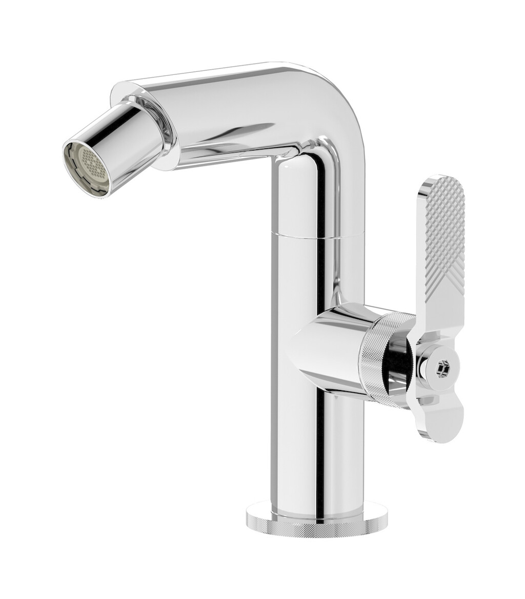 Смеситель для биде на 1 отверстие в комплекте с донным клапаном. WE ARE IB b2220cc Chrome Bold