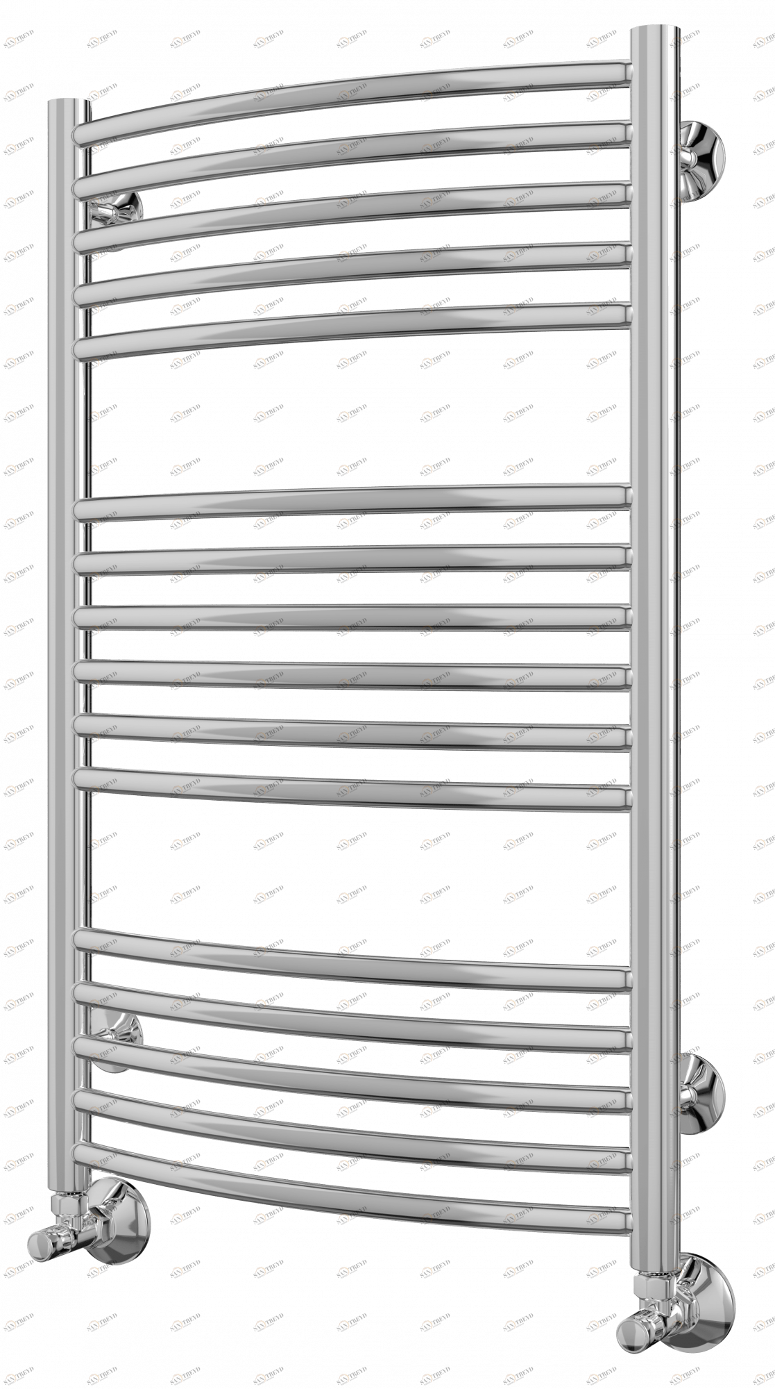 4620768886461 СТАНДАРТ Классик П16 450х778 (5+6+5) Полотенцесушитель TERMINUS RAL 9003 матовый
