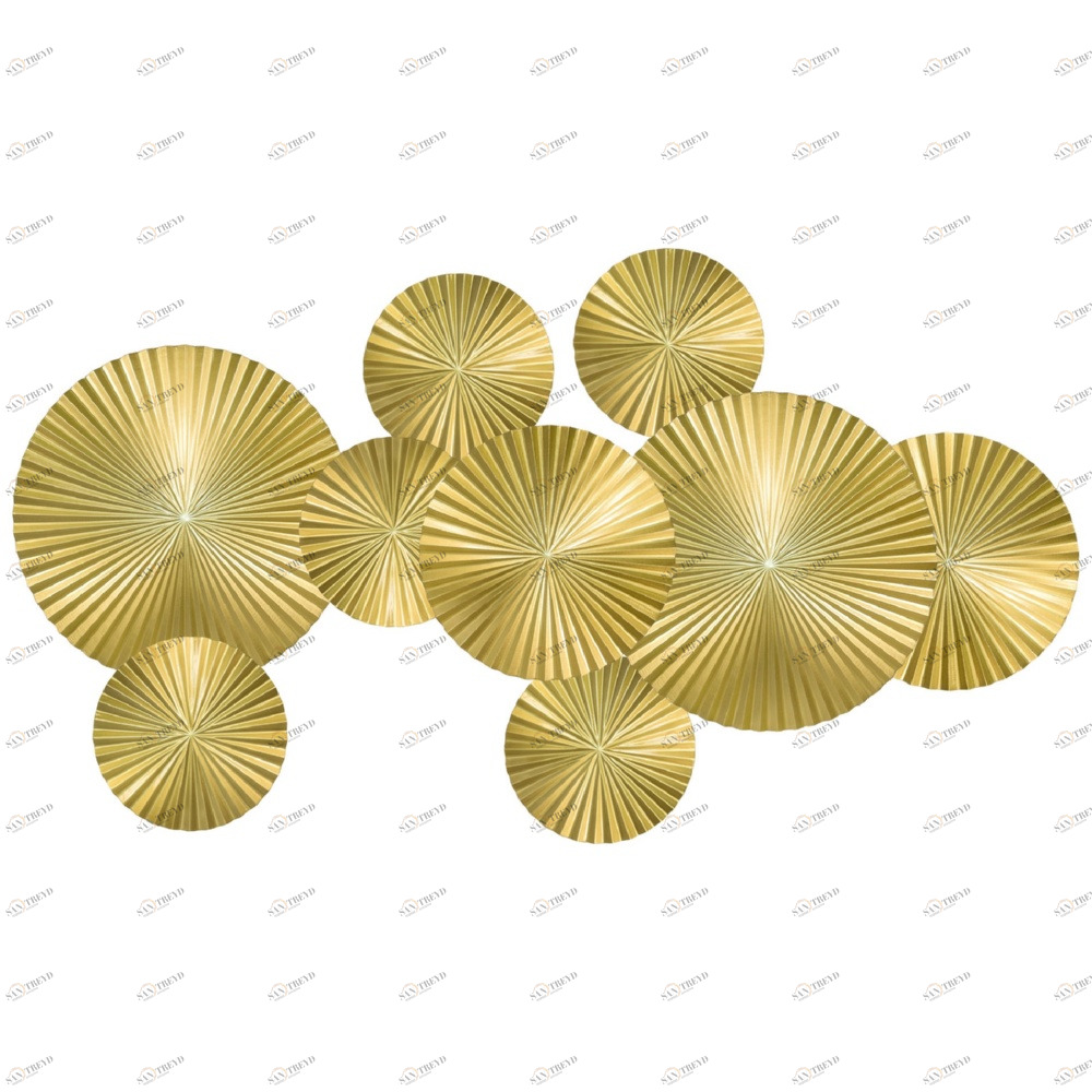 Панно декоративное настенное из дерева 90х160 см золотое Gold-9 EVENHOME  00-3878809 Золото 