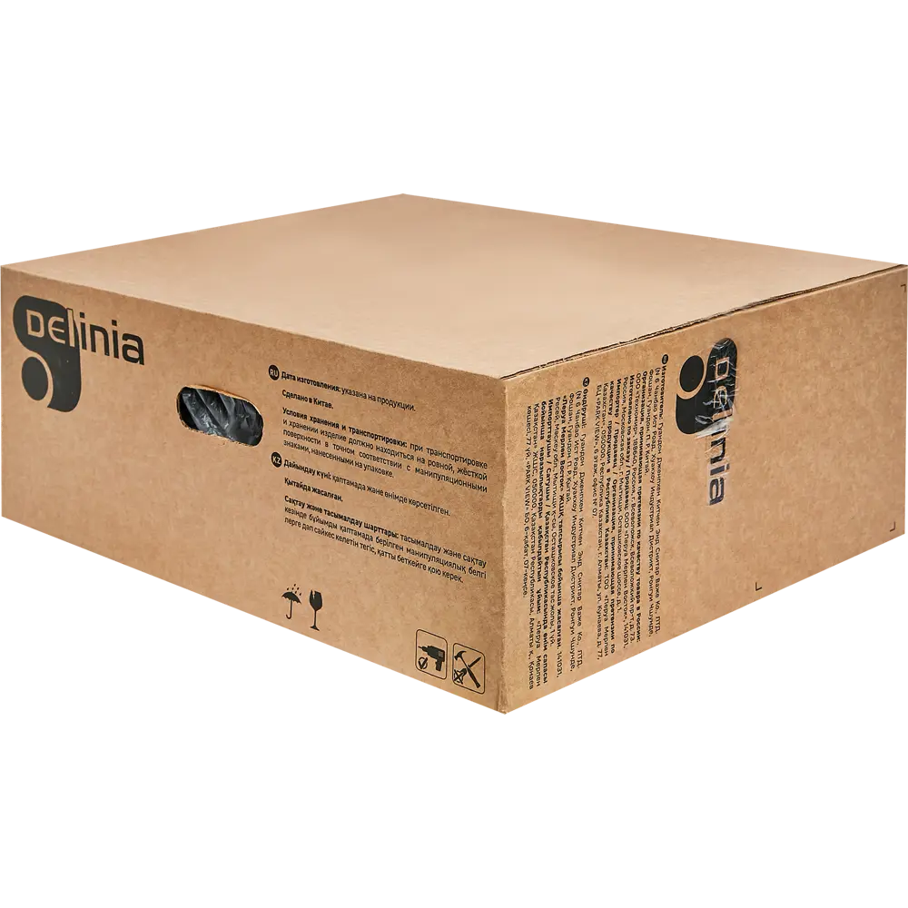 Мойка для кухни врезная Delinia 50x50 см глубина чаши 20 см нержавеющая сталь цвет сатин 89350865 STLM-2135429 Мойка врезная - Вид №8
