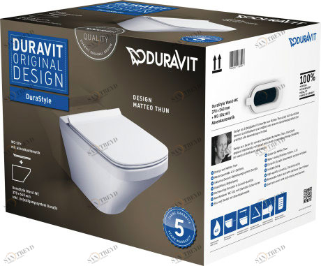 45520900A1 Подвесной унитаз настенный Белый Duravit Durastyle Германия