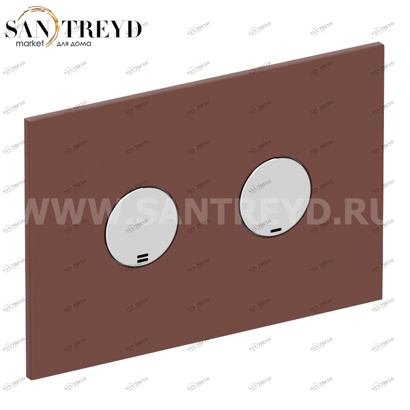 PL03MT Кнопка слива для инсталляции Globo 21 см цвет Кирпичный Globo ACCESSORIES Италия Ceramica Globo