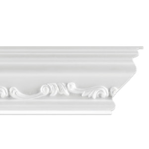 Плинтус потолочный инжекционный D 108/80 (35 шт. в упак.) STSR-2030