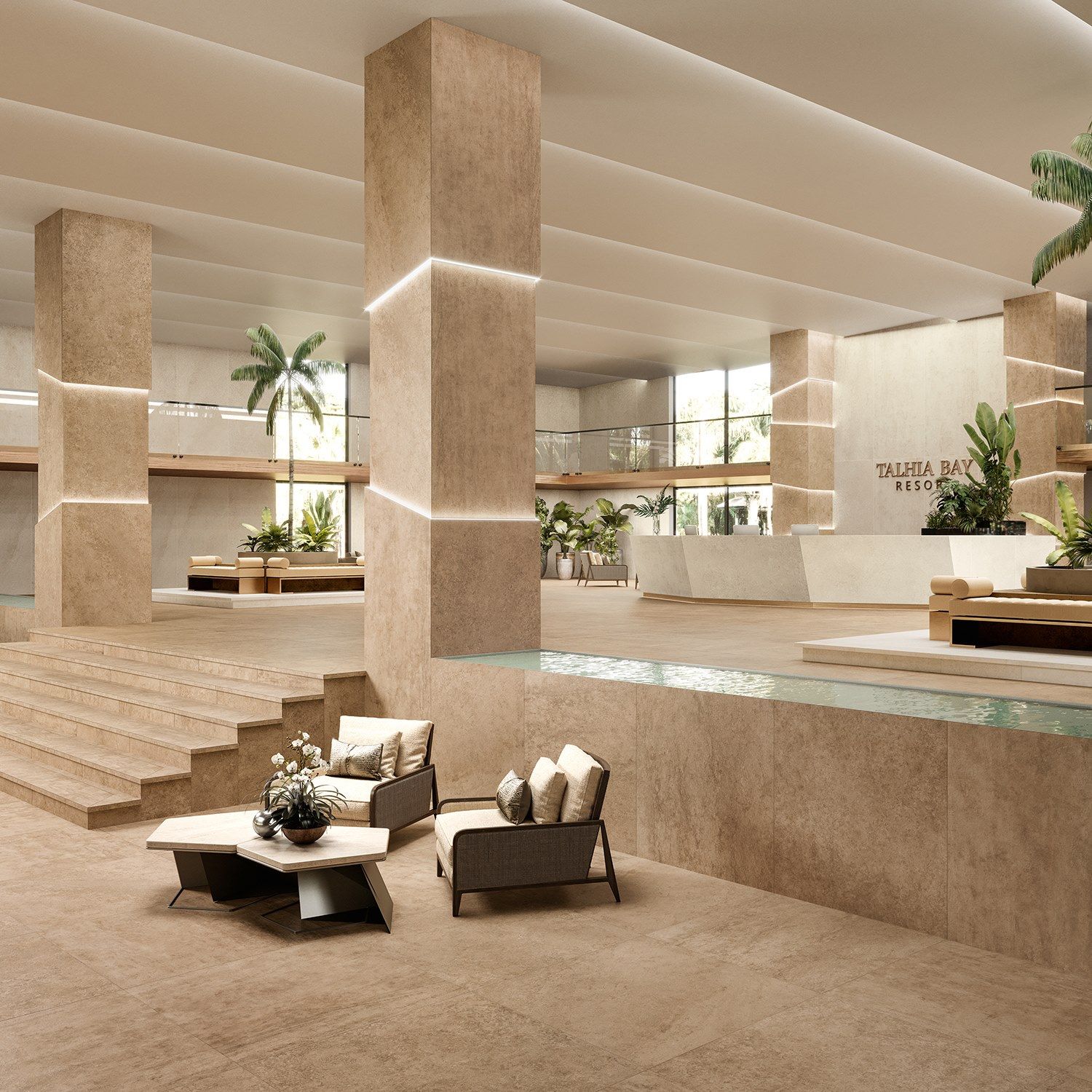 Пол из керамогранита с эффектом камня Atlas Concorde Lims ARCH-00023095 - Вид №4