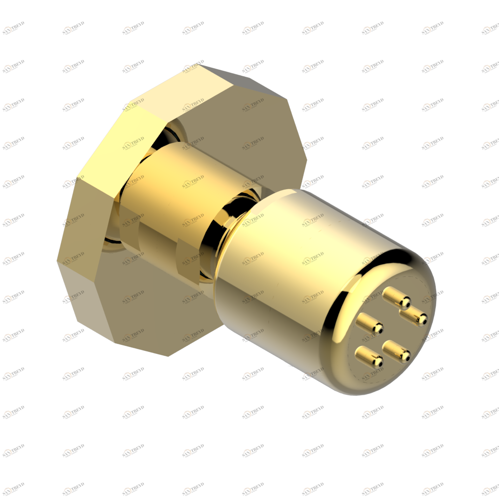 G8B-290/B Форсунка гидромассажная встраиваемая в стену 1/2" с защитой от жёсткой воды Thg-paris Les Ondes с рукоятками Золото G8B 290/B CAT.F