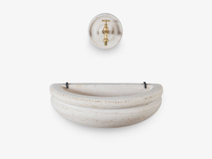 Садовые поддоны из травертина