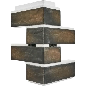 89319016 Термопанель наружный угол Мосстрой-31 Brick House коричневый 26x25x41x5 см STLM-1481693