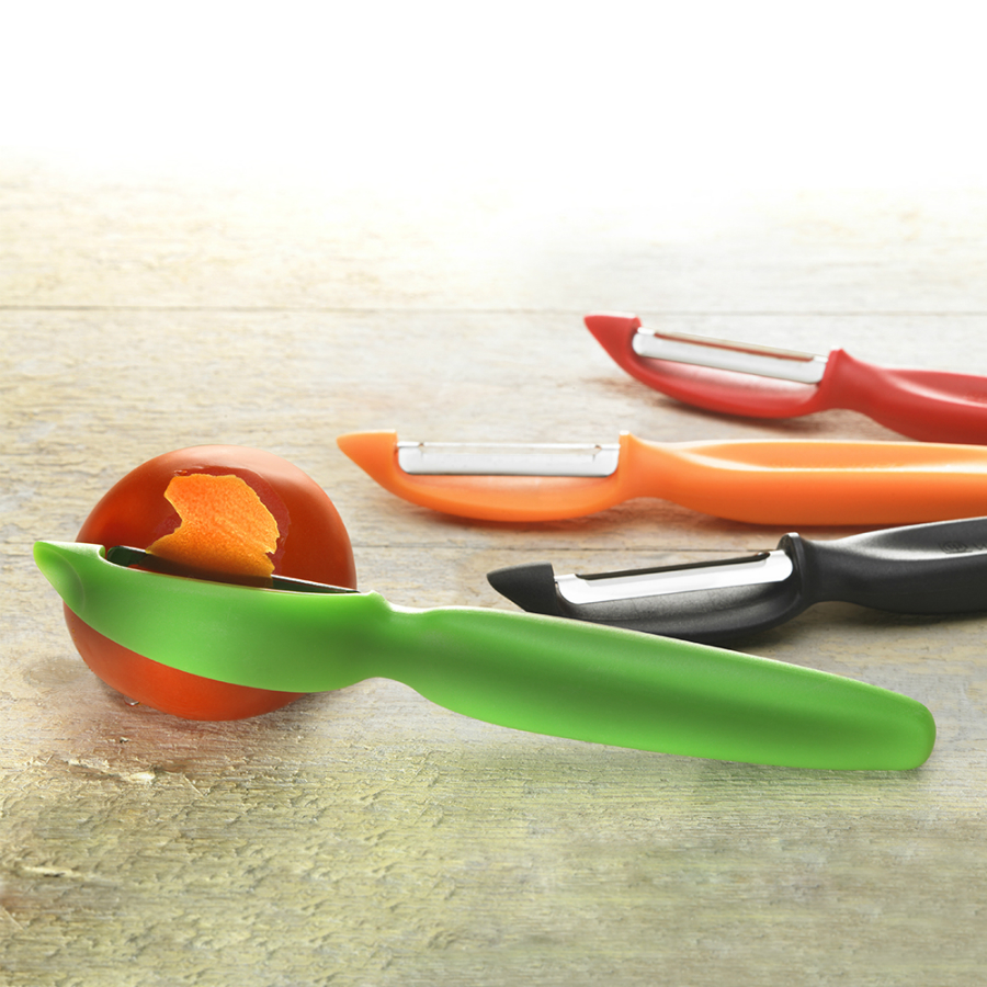 Нож для чистки овощей и фруктов Sharp Fresh Colourful с плавающим лезвием, красная рукоятка WUESTHOF W3071R7 - Вид №1