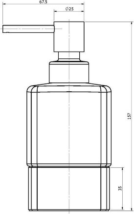 11323A-BP Дозатор ALSTER настольный цвет черный матовый LANGBERGER ALSTER, BLACK EDITION - Вид №2