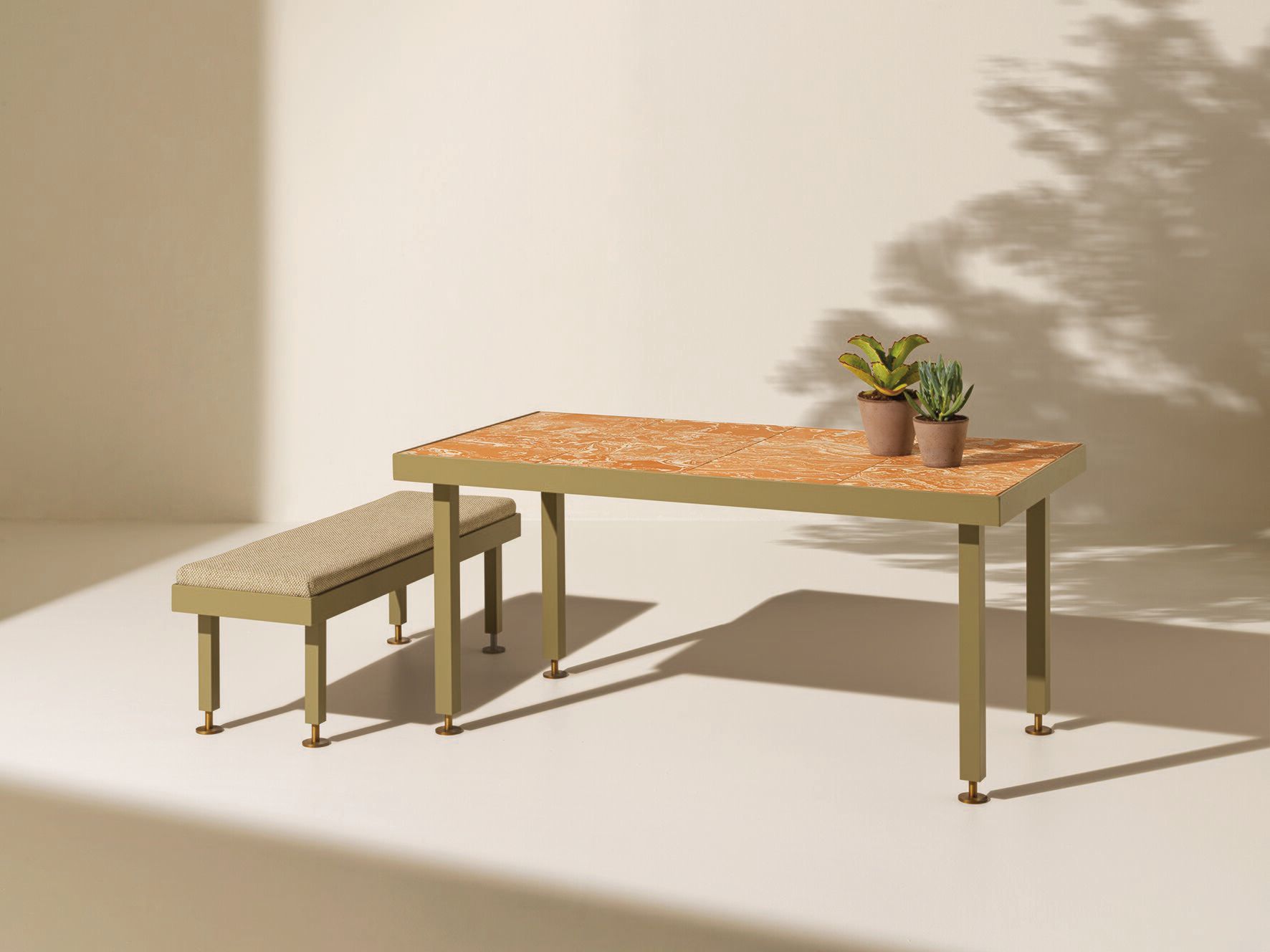 Металлический прямоугольный садовый стол Ethimo семена ARCH-00058302 - Вид №1