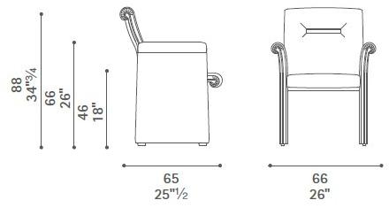 Poltrona Frau Мягкое кожаное кресло с подлокотниками L'ufficio - poltrone conferenza sun-id-1426326 - Вид №3