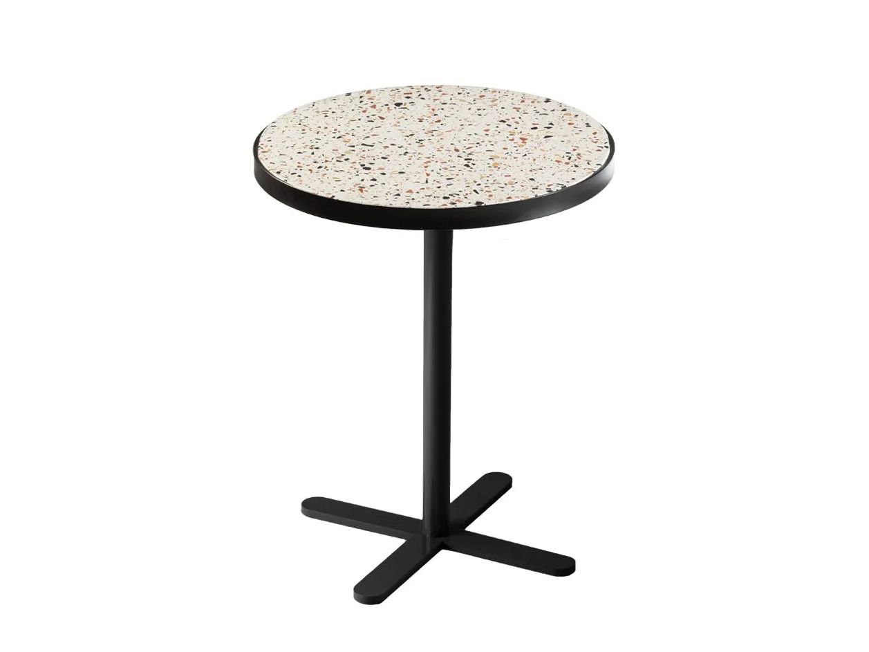 Круглый стол из венецианского терраццо и металла Mambo Unlimited Ideas PRAGA ARCH-00071353 - Вид №1