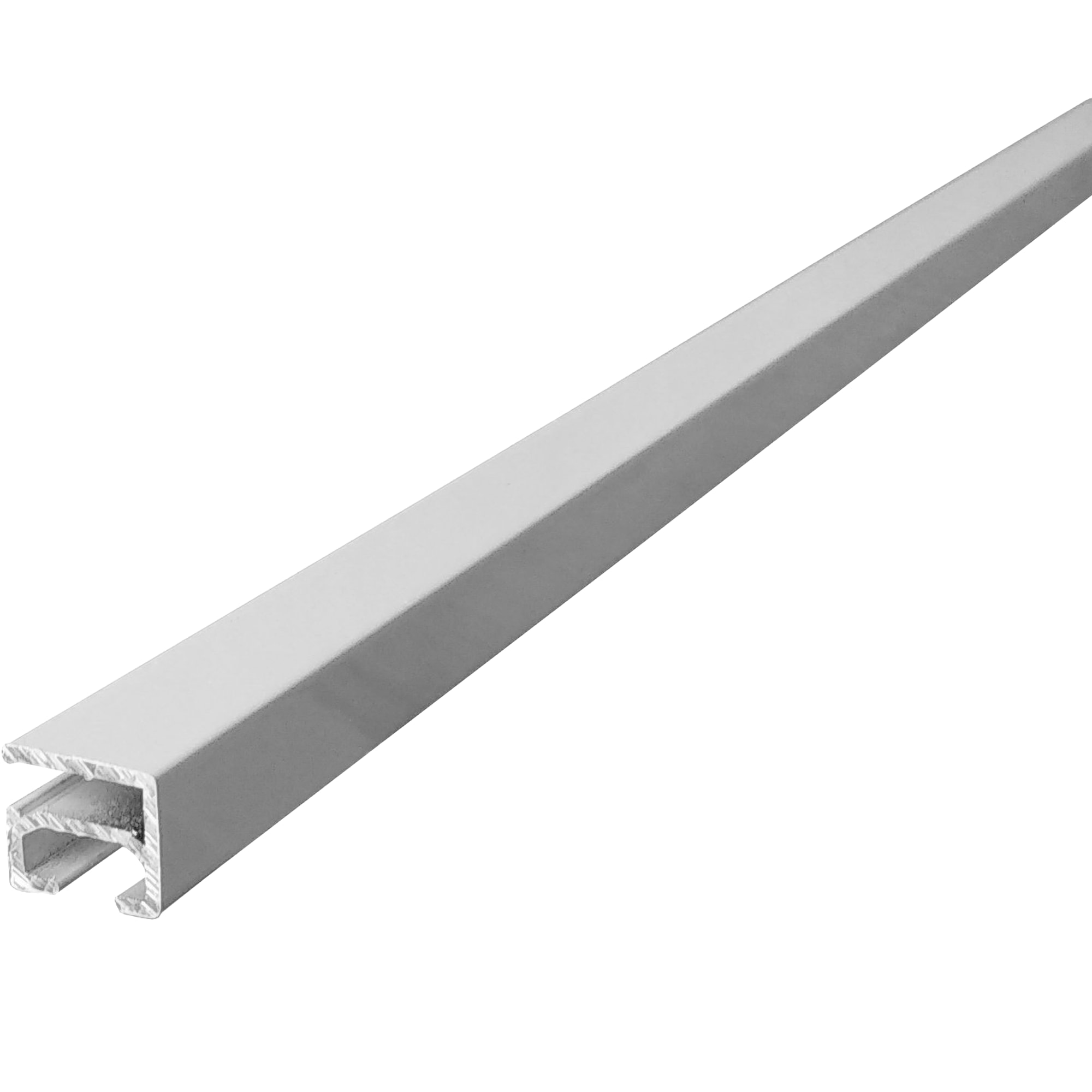 85590802 Профиль прямоугольный Katal5 160 см металл цвет белый Santreyd 