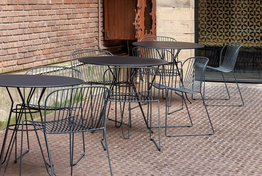 iSimar Садовый круглый стол из стали Capri 9001/2/3/4/5/6 - Вид №6