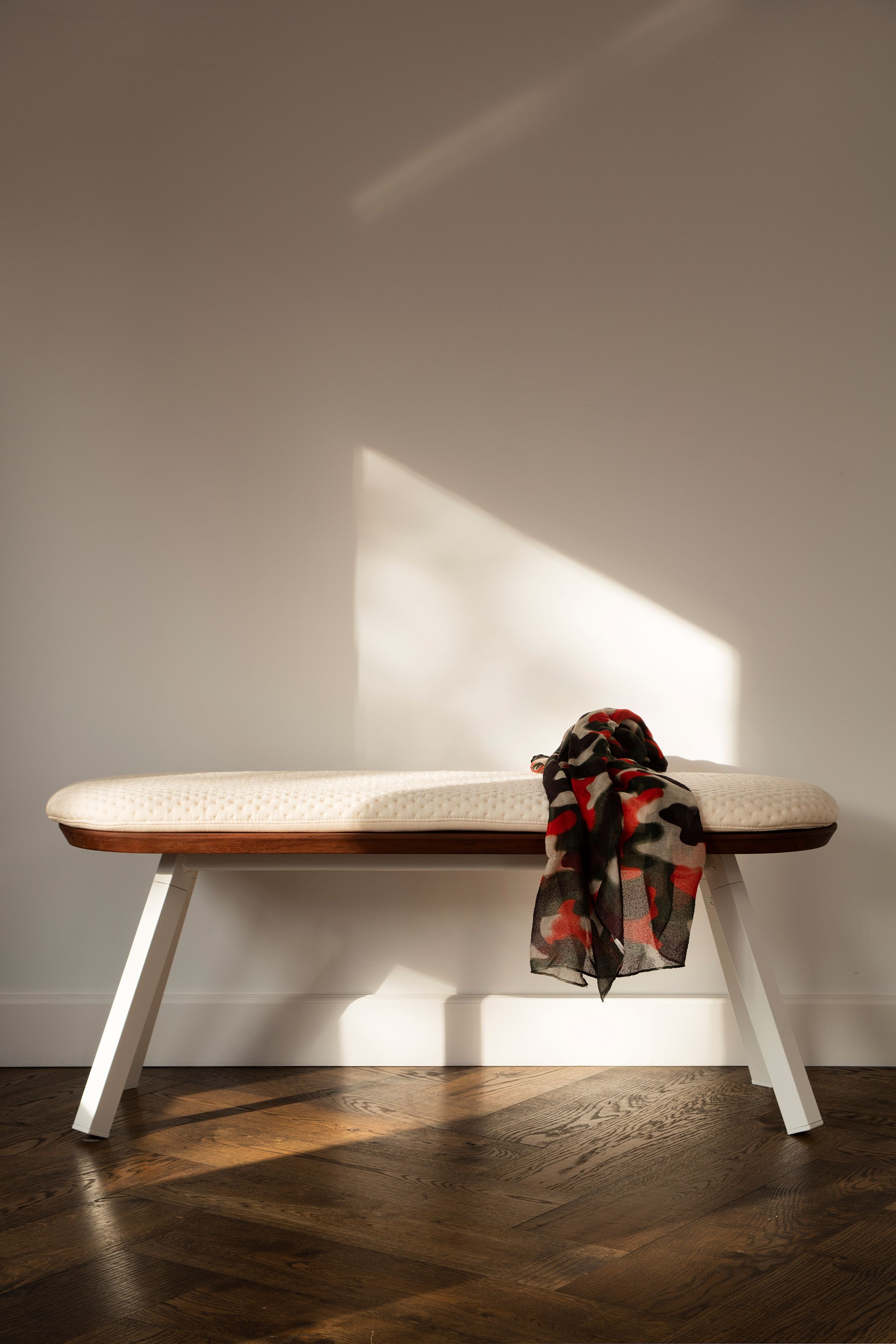 Садовая скамейка Iroko и окрашенная стальная основа RS Barcelona YOU AND ME ARCH-00089048 - Вид №13