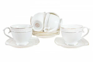 Набор кофейныйThe snow Queen круглый КОРАЛЛ THE SNOW QUEEN 029652 Белый
