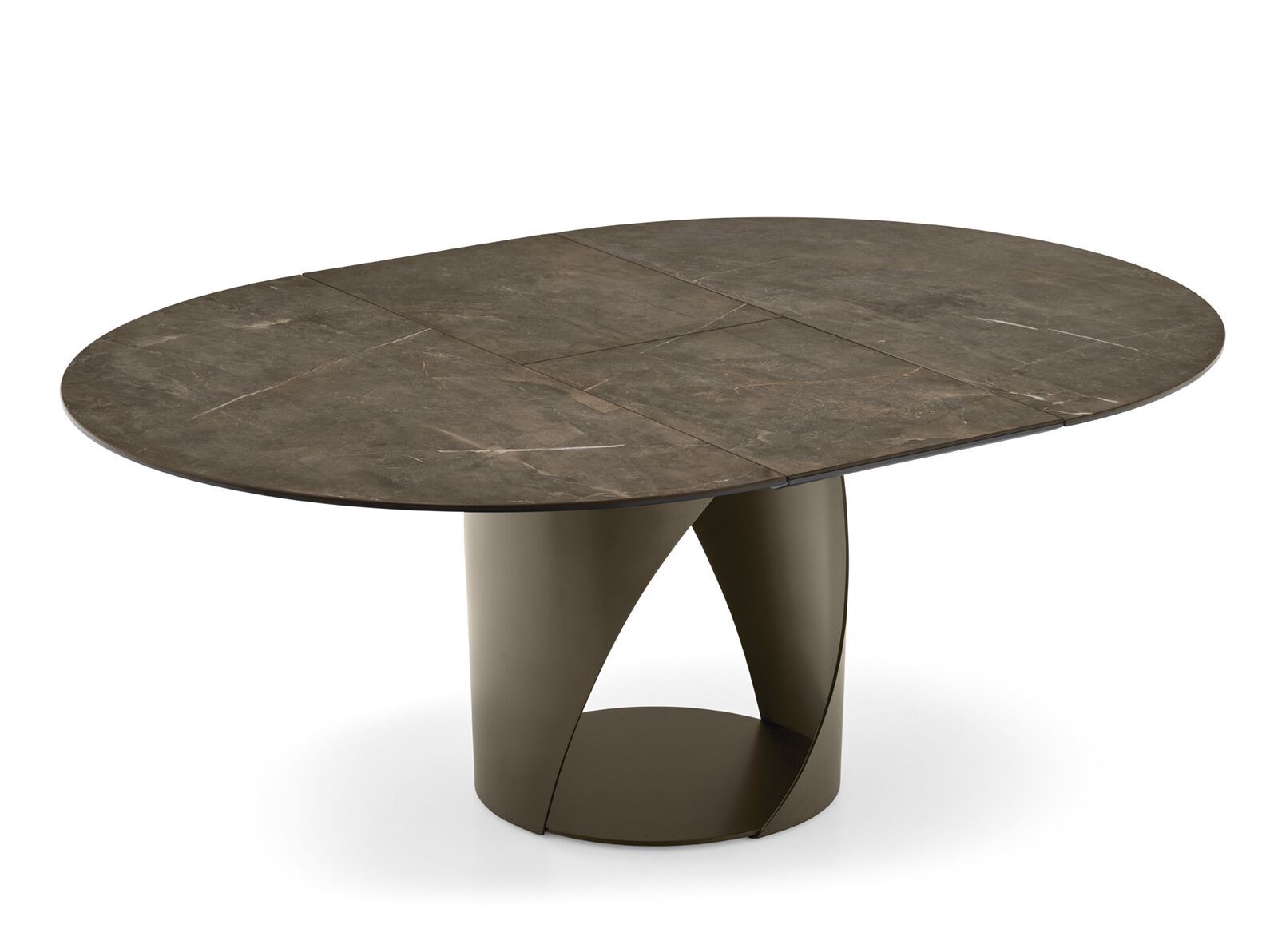 Керамический и стальной выдвижной стол Calligaris CYCLONE ARCH-00038593 - Вид №1