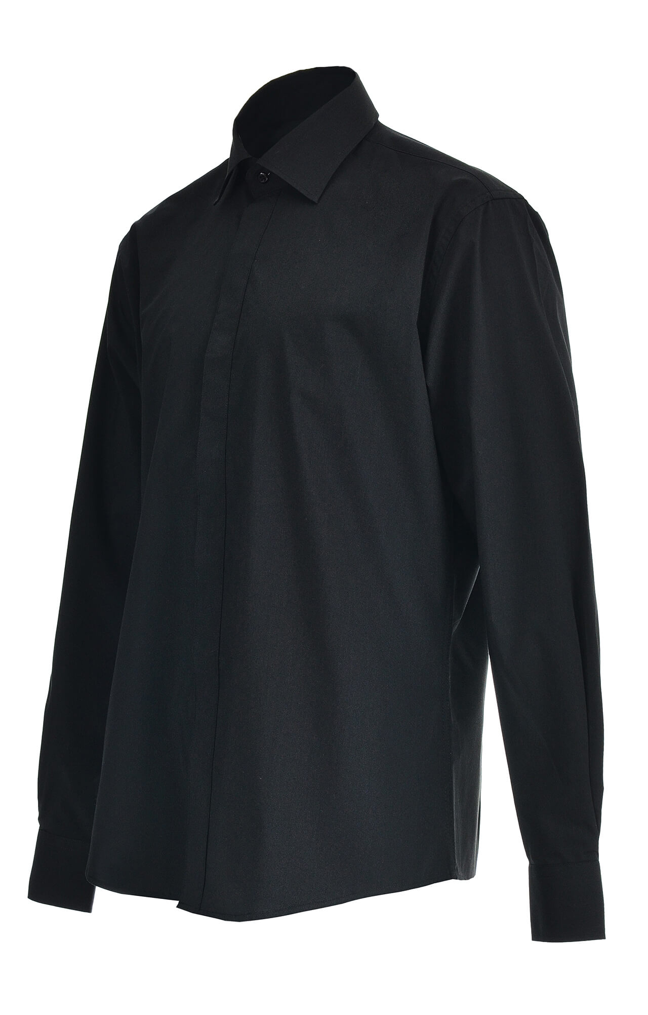 5030110 Рубашка мужская  black El-Risto  Корпоративная одежда  размер 44/182-188  - Вид №1