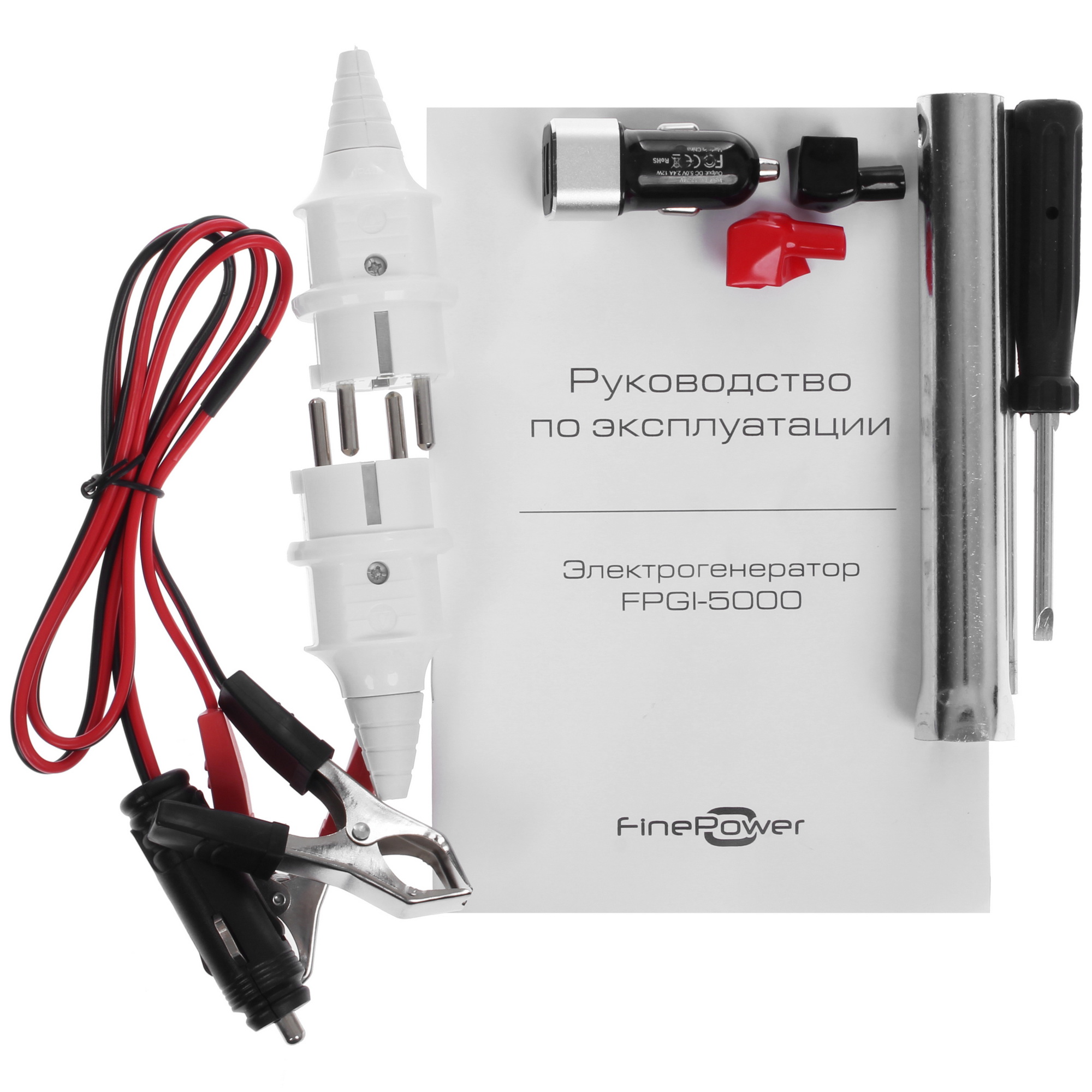 Электрогенератор   бензиновый FinePower FPGI-5000 9227430 STDN-0072731 - Вид №14