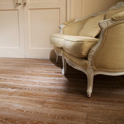 Массивная доска Ashton Валенсия Дуб Рустик с брашью (Текстурированная) 910х123 мм 1000300021 - Вид №3