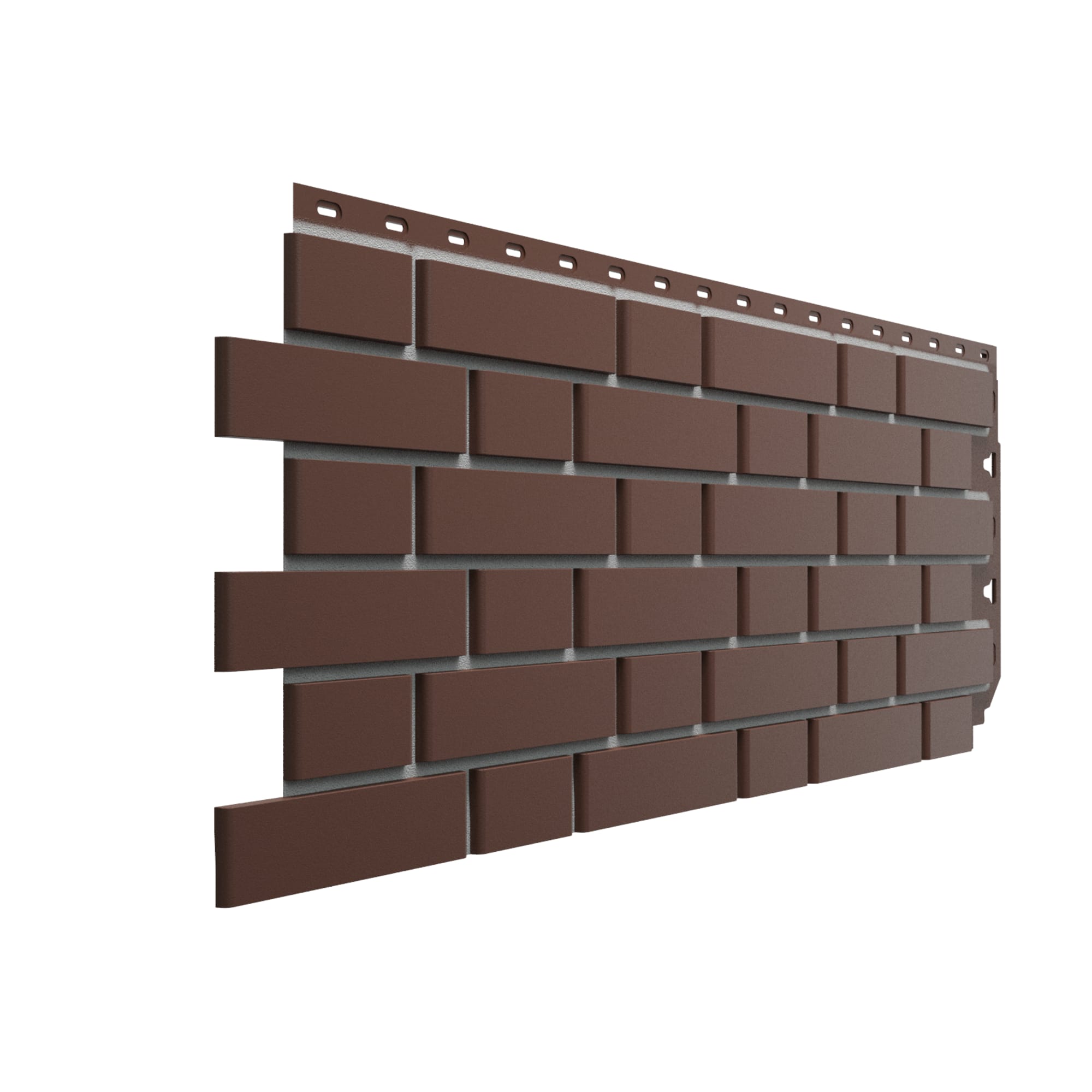 82402506 Фасадная панель Кирпич гладкий цвет тёмно-коричневый Santreyd  - Вид №1
