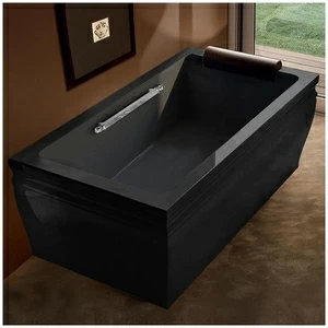 Ванна с рамой чёрная Gruppo Treesse Blanque 1810 DXVTLV1611C