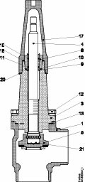 Danfoss SVA-L — запорные клапаны с удлиненным штоком SVA-L 40 D STR H-WHEEL Запорный клапан 148B5650  - Вид №7