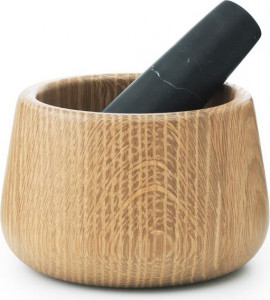 130509 Mortar & Pestle Black Normann Copenhagen Craft