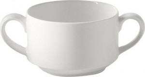 66240 Dibbern Чашка суповая Dibbern "Белый декор,отельный" 250мл Фарфор костяной