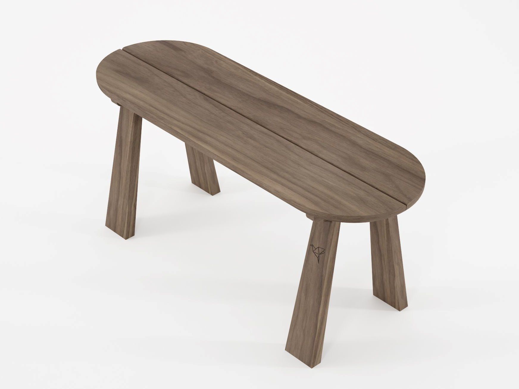 Скамейка из массива дерева KARPENTER EAST ARCH-00029948 - Вид №8