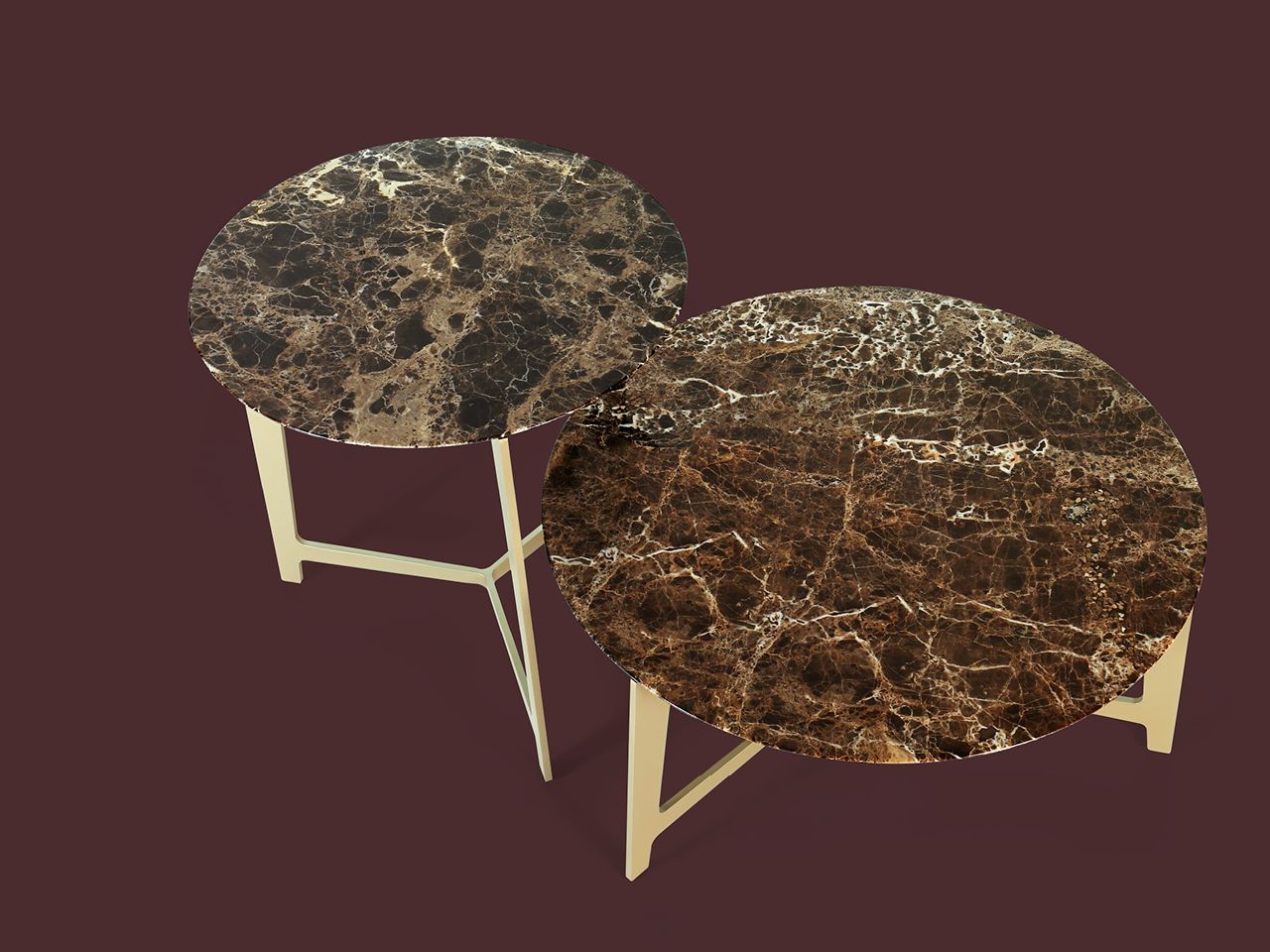 Круглый мраморный журнальный столик для гостиной Borzalino BSeries ARCH-00124369 - Вид №9