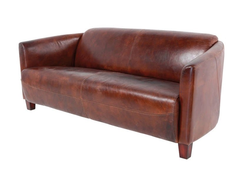 2-местный кожаный диван KARE Design Cigar Lounge ARCH-00031396 - Вид №1