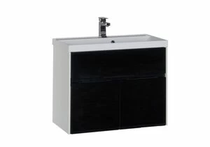 Тумба под раковину Aquanet Латина 80 черный