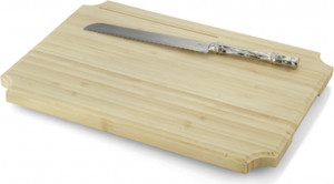 10542042 Michael Aram Доска разделочная с ножом Michael Aram Бамбук 40,5х27,5см Дерево