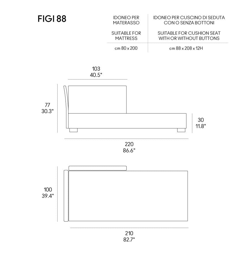 Одноместный диван-кровать из ткани Casamania & Horm Фиджи ARCH-00148964 - Вид №7