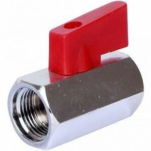 Кран шаровый STOUT ВВ Mini 3/8" стандартный проход, флажок
