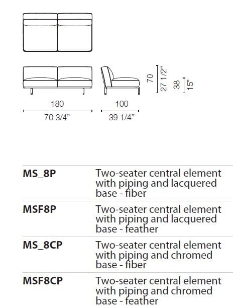 Съемный диван CAPPELLINI Cap Martin Sunset ARCH-00087904 - Вид №23