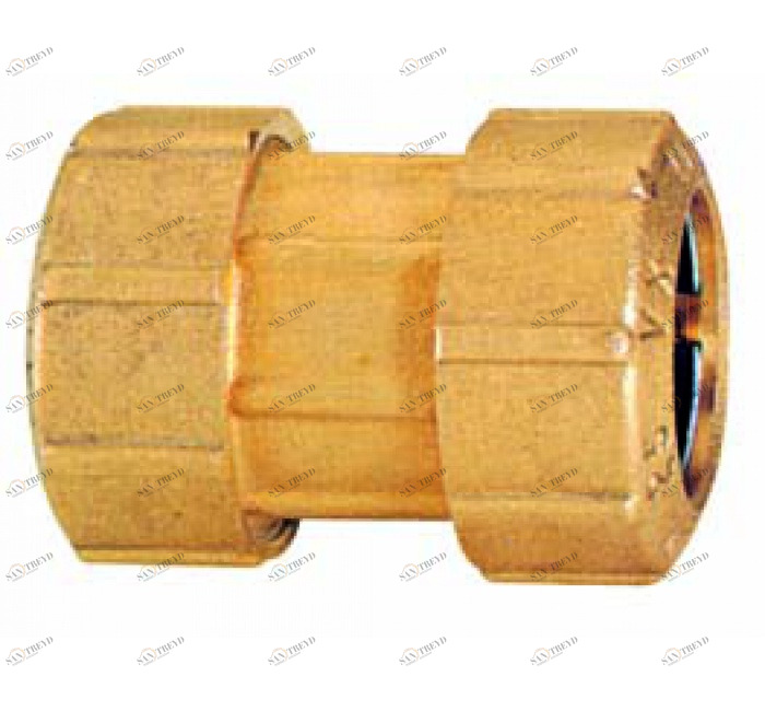 GENEBRE 0020 08 Двойной соединитель с прямой муфтой 