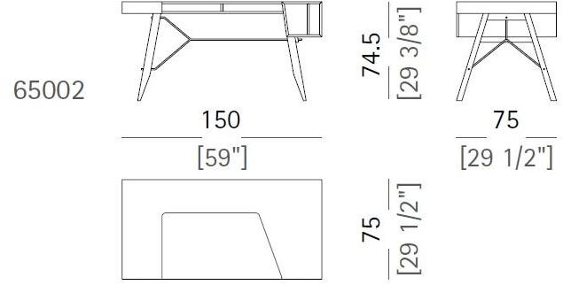 Arketipo Письменный стол Sucupira sun-id-1464066 - Вид №7
