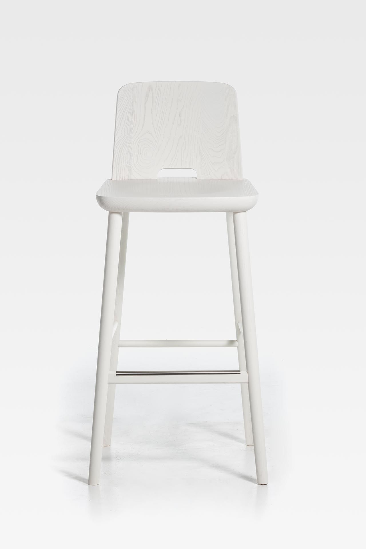 Высокий стул из ясеня со спинкой SIPA планшет ARCH-00036178 - Вид №14