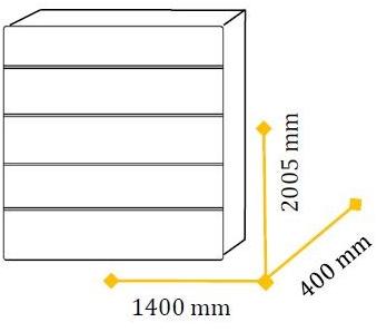 TrackDesign Двусторонний открытый книжный шкаф из стали Corten ™  Ar0889  - Вид №4