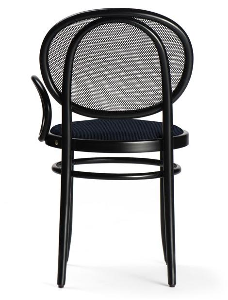 Wiener GTV Design Деревянный стул со спинкой из технической сетки и подлокотником N.0 sun-id-1422955 - Вид №2