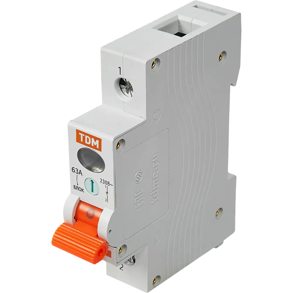 Выключатель нагрузки TDM Electric ВН-32 на 63А с защитой IP20 84399559 STLM-0049328