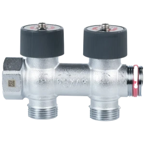 Распределительный коллектор Рехау для водоснабжения с 2 выходами 3/4" 89384164