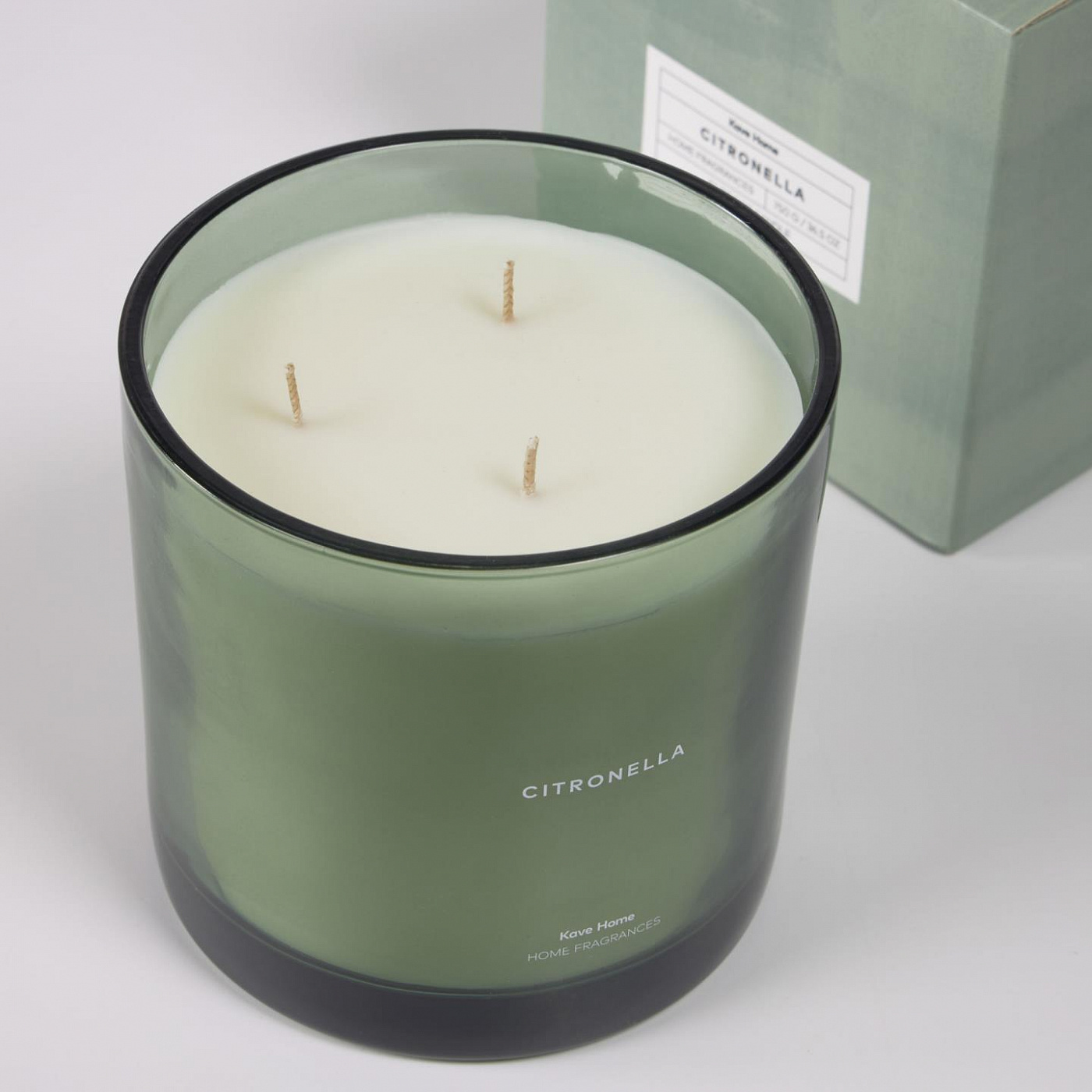100847 Свеча ароматическая зеленая 750 г La Forma Citronella 