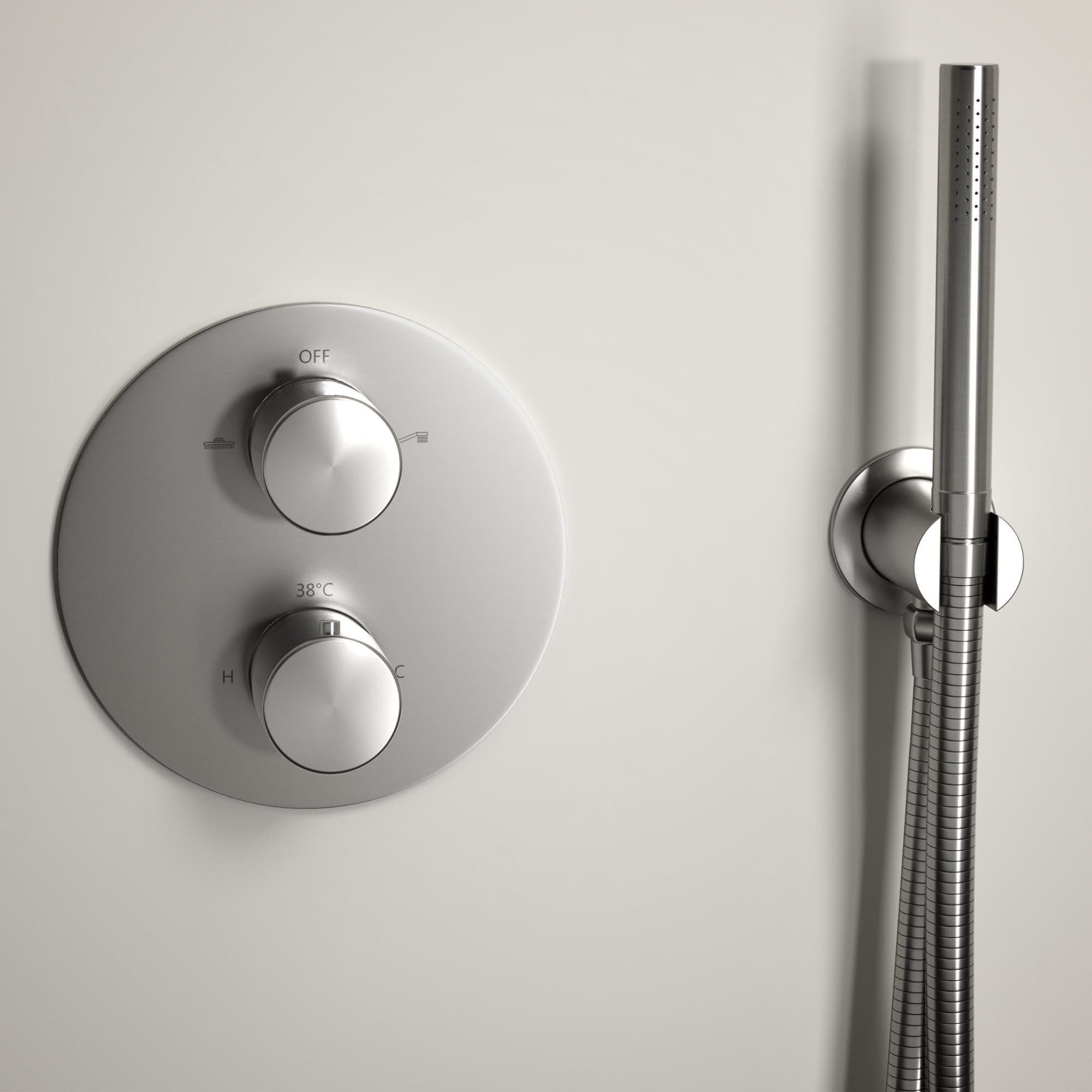 Встраиваемый смеситель для душа с 4 отверстиями и ручным душем LUSSO Luxe ARCH-00019541