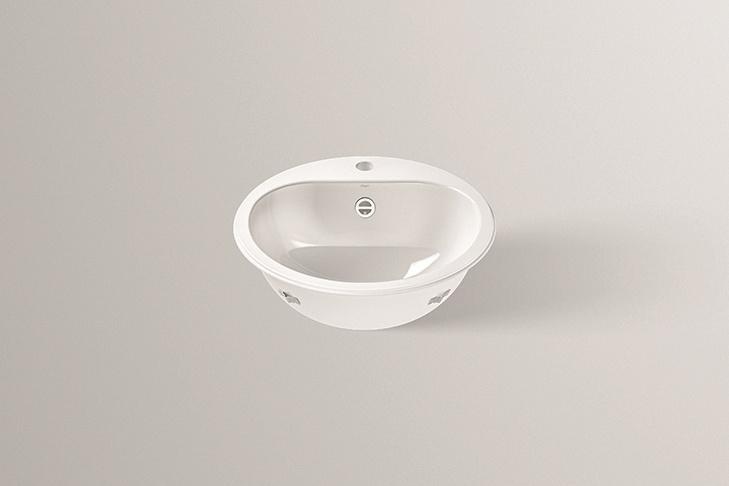 2005000401 Встраиваемая раковина, ew 3 , белая, противомикробное Alape серия EW 