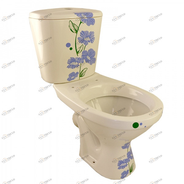 1030263 Компакт унитаз с бачком Белый Лобненский Стройфарфор  Россия 